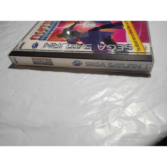 Sega Saturn Fighters Megamix W/ Front & Back Artwork & Warranty Card Empty Case - Picture 2 of 9
